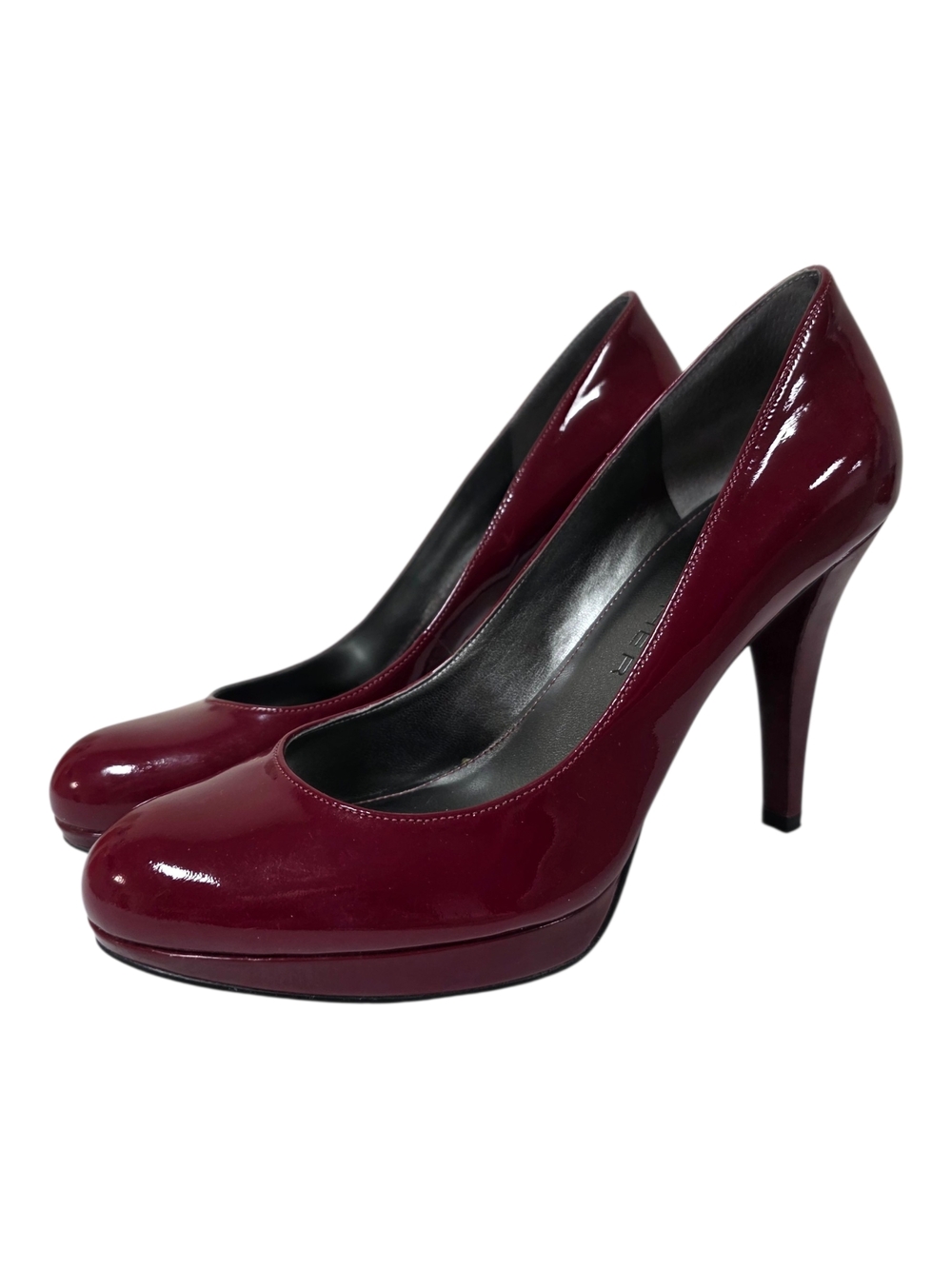 MARC FISHER Dark Red Patent Platform Pumps SIZE 7.5M